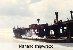 SS Maheno on Fraser Island